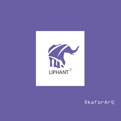 LIPHANT adobe illustrator animal logo branding elephant graphic design logo