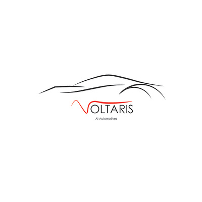 VOLTARIS automotive automotive company brand branding car car logo electric car graphic design