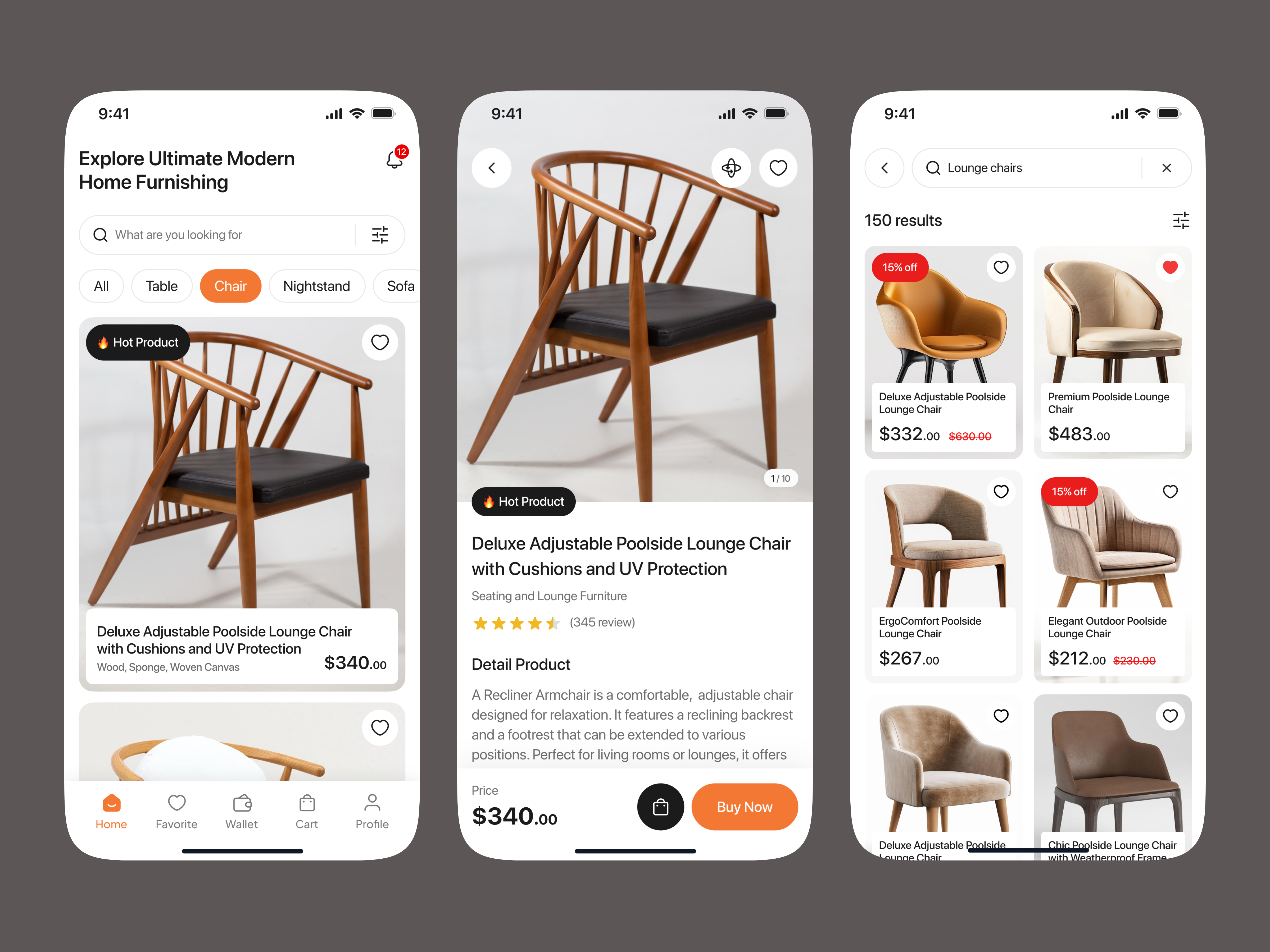 FurniNest - Furniture App aplication app architecture company decor design furniture furniture app home interior interior design mobile app mobile application mobile degin modern ui ux
