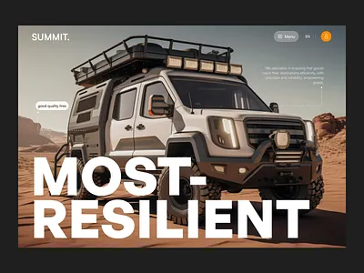 Summit - Website Header Concept barkahlabs bold bold style branding car car header design dribbble exploration header interface ui ui design uiuidesign uiux ux web web design website website design