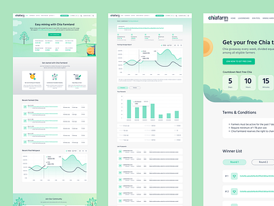Chiafarm Land Landing Page branding clean design landingpage logo minimalist design ui ux website