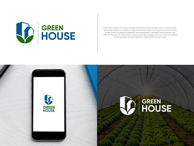 Green house logo design. Nature house with leaf. building ecologycal graphic design green home house illustration land leaf nature plants property