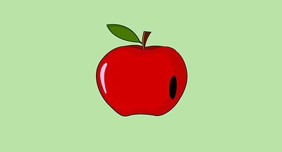 Worm in Apple 2d after effects animation animator apple argentina arrow draw fruit gif illustration illustrator motion motion design motion designer worm