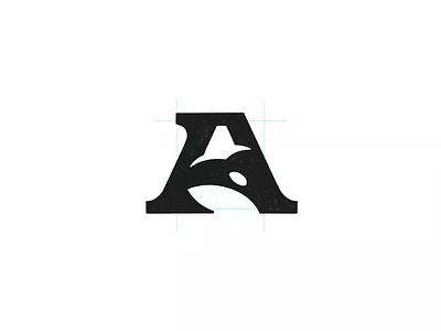 Letter A orca ocean animal typography logo for sale 3d anhdodes animation branding design graphic design illustration letter a logo logo logo design logo designer logodesign minimalist logo minimalist logo design motion graphics orca logo ui