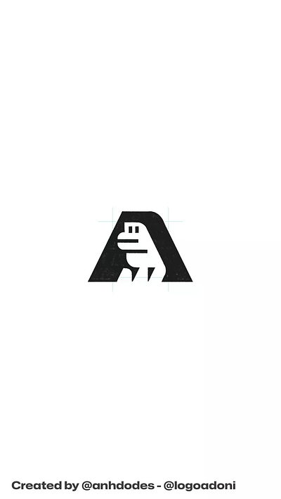 Letter A ape wild animal typography logo for sale 3d anhdodes logo animation ape logo branding design graphic design illustration letter a logo logo logo design logo designer logodesign minimalist logo minimalist logo design motion graphics ui