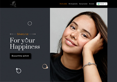 Silvery_Uz - Silver selling online market landing page business site design ecommerce design landing page design responsive design ui user experience web design