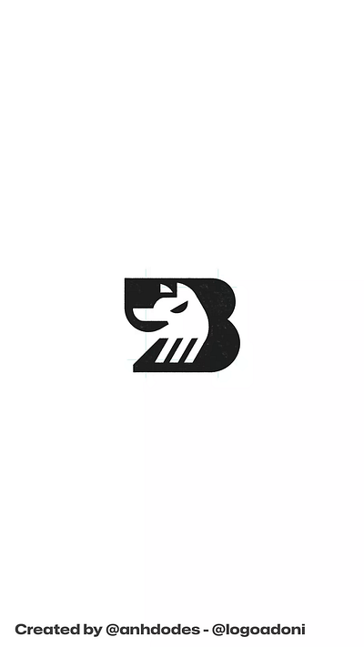 Letter B wolf dog wild animal typography logo for sale 3d anhdodes animation branding design graphic design illustration letter b logo logo logo design logo designer logodesign minimalist logo minimalist logo design motion graphics ui wolf logo