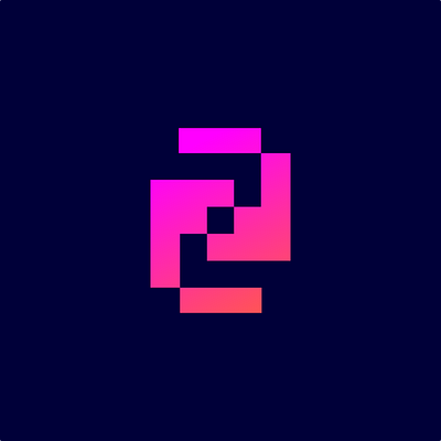 Z Lettermark Logo branding graphic design logo pixel