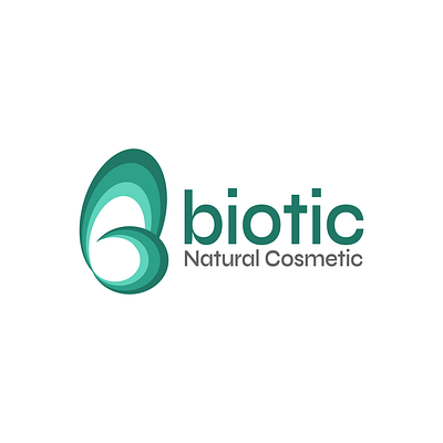 B For Biotic Cosmetic Logo branding graphic design logo