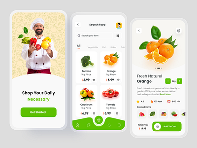 Grocery App Design app design e commerce app ecommerce app grocery grocery app grocery store mobile app ui