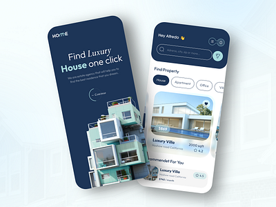 Real Estate Mobile App Design card chat filter interface listing app mobile mobile app property property app property management real estate real estate agency real estate agent real estate app real estate design rent app search ui ui design user interface