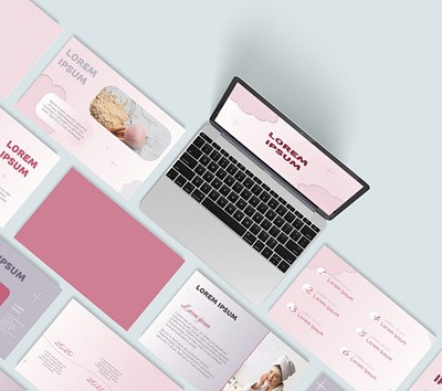 soft pink&lilac ppt pink ppt