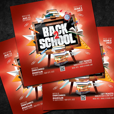 Back To School Flyer party