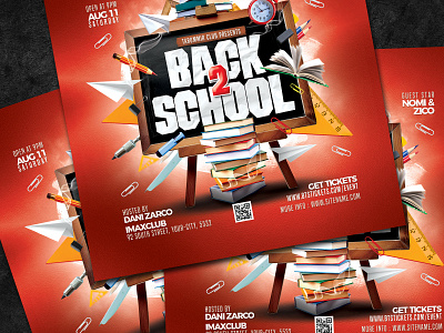 Back To School Flyer party