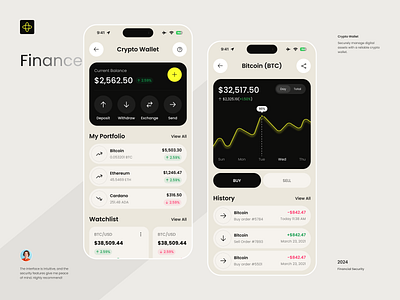 Finance Mobile App app app design banking crypto crypto wallet finance financemobile fintech ios mobile app mobile financce mobile screen money ui ui ux