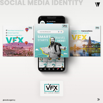 VFX, the leading currency exchange Company. branding graphic design product design