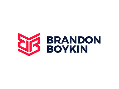 Brandon Boykin - Logo Design bb logo brand branding brandon boykin design designer football identity letter b logo logo mark nfl nfl logo sports identity sports logo sports logomark visual identity