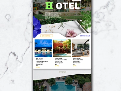 Hotel booking websites for tourists branding design graphic design hotel marketing mobile app travel ui uiux web web design