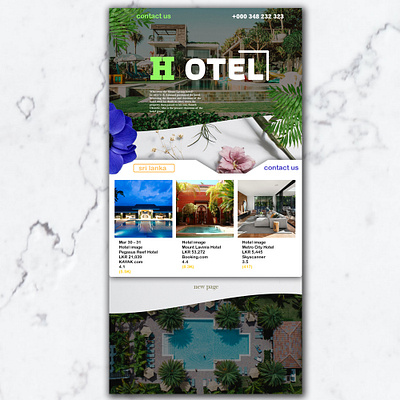 Hotel booking websites for tourists branding design graphic design hotel marketing mobile app travel ui uiux web web design