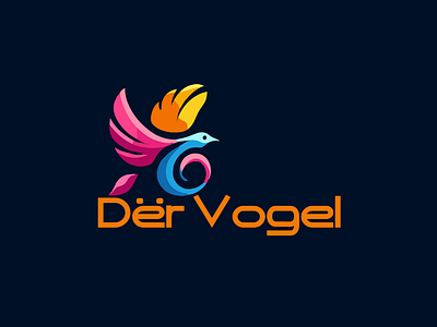 Der Vogel-Logo-1600 app branding graphic design illustration logo logos typography ui vector