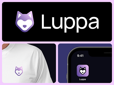 Luppa AI | Logo Design ai branding artificial intelligence branding blockchain logo branding crypto branding identity branding logo design saas branding saas logo visual identity web3 logo wolf logo