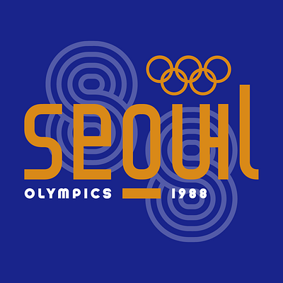 Seoul 88 Olympics design graphic design illustration logo typography visual identity