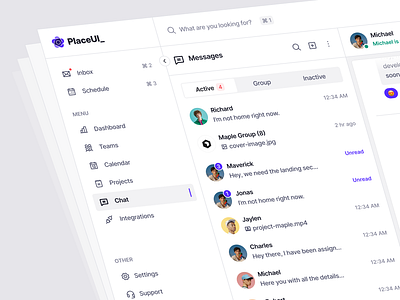 Introducing PlaceUI Design System 🎊 app design branding chat colorful danish mehrab dashboard design design system logo placeui rebranding redesign social ui ui design ui element ui kit ux web design webapp