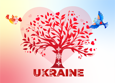 Ukraine art branding design graphic graphic design illustration logo ukraine vector