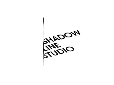Shadow Line Studio architecture branding concept graphic design identity logo studio typography