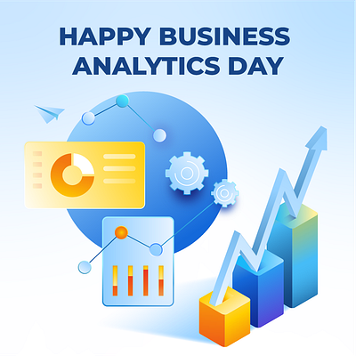 Business Analytics Day! analytic art branding business graphic graphic design illustration logo vector