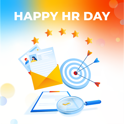 HR DAY! adobe illustrator art branding design graphic design hr illustration logo vector