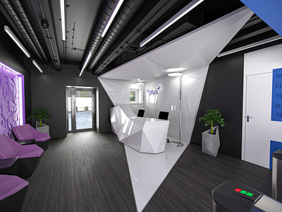 IT office F-plus 3d дизайн