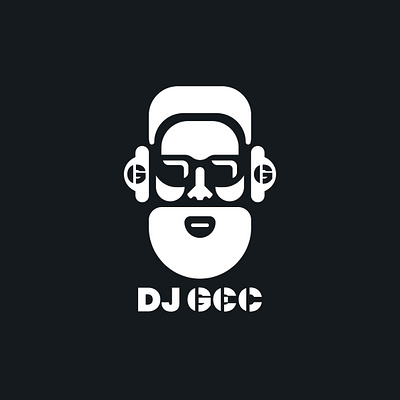 🎧 DJ GEC Logo Design 🎧 adobe illustrator branding design dj graphic design headphones illustration logo sunglasses vector