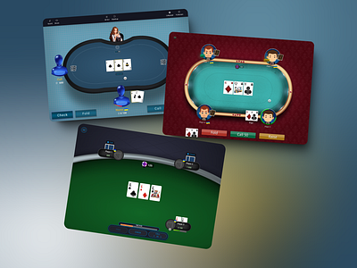 Poker design desktop games poker ui