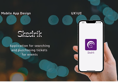 Mobile app "Skedrik" app mobail app ui ux uxui design