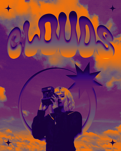 POSTER DESING • CLOUDS graphic design