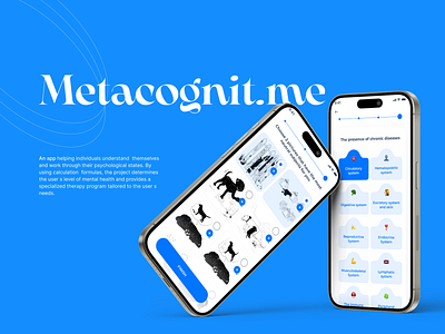 Metacognit.me | UI Mobile Psychological App animation app branding design illustration medical mobile phychological ui ui design