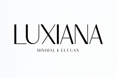 Luxiana 3d animation branding design font graphic design handwritten fonts illustration logo motion graphics typeface typography ui