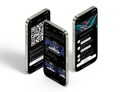 The Haute Club Mobile Application app concerts design elite events figma management mobile app ui ux