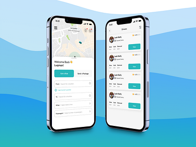 Vamos Mobile Application app design booking carpooling cars design figma mobile app mockup ride ride sharing sharing ui ux