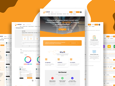 ENS Mergers Website brokers business buy and sell figma ui ux website