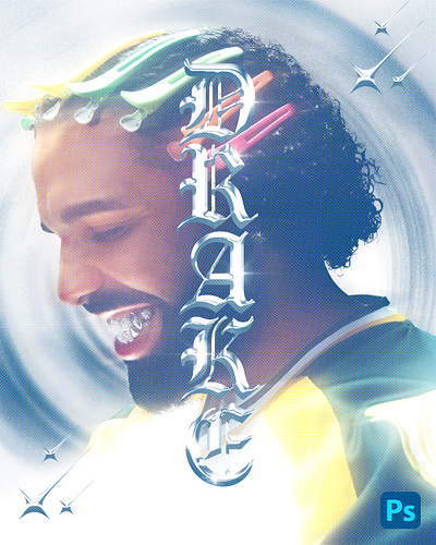 POSTER DESING • DRAKE graphic design posterdesing