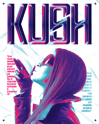 POSTER DESING • KUSH graphic design posterdesing