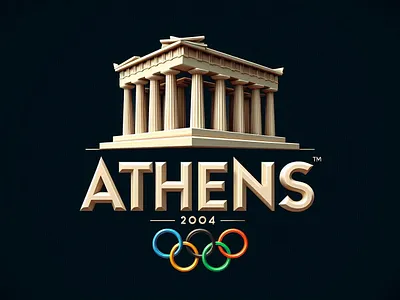 Olympic logo redesign athens2004 branding graphic design illustration logo logodesign olympics warmup weekly