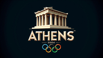 Olympic logo redesign athens2004 branding graphic design illustration logo logodesign olympics warmup weekly