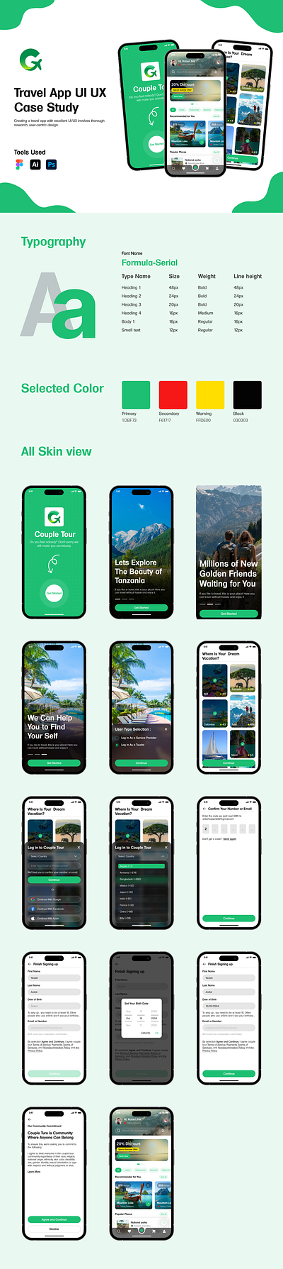 Travel App adventure app design booking clean hotel booking mobile app modern tour tourisum tourisum mobile app travel travel agency travel app traveling trip vacation