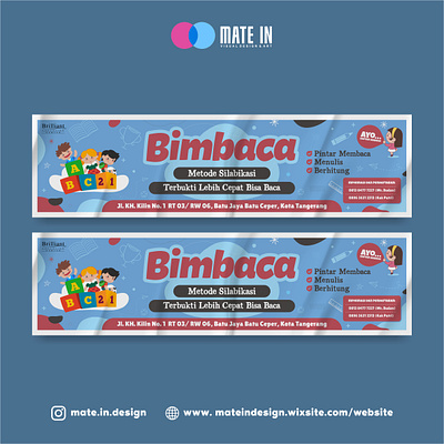 Banner Design "BIMBACA" advertising banner banner design banners brand identity branding cartoon design graphic design illustration visual design