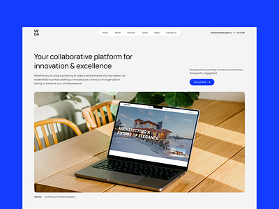 Veda - Agency Website Template agency agency hero agency landing agency landing page agency website builtwithtemplate business design digital agency it company madeinwebflow madewithwebflow marketing portfolio small business startup studio technology webflow