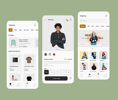 UI Redesign: E.Commerce Fashion App ui