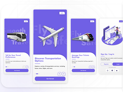 Onboarding Screens Animation for Ticket Booking App animation app design app screen figma mobile app mobile app design mobile app ui ux mobile ui onbording screen onbording screen animation onbording screen design splash screen ticketing app ticketing app design ui ui animation ui design ux